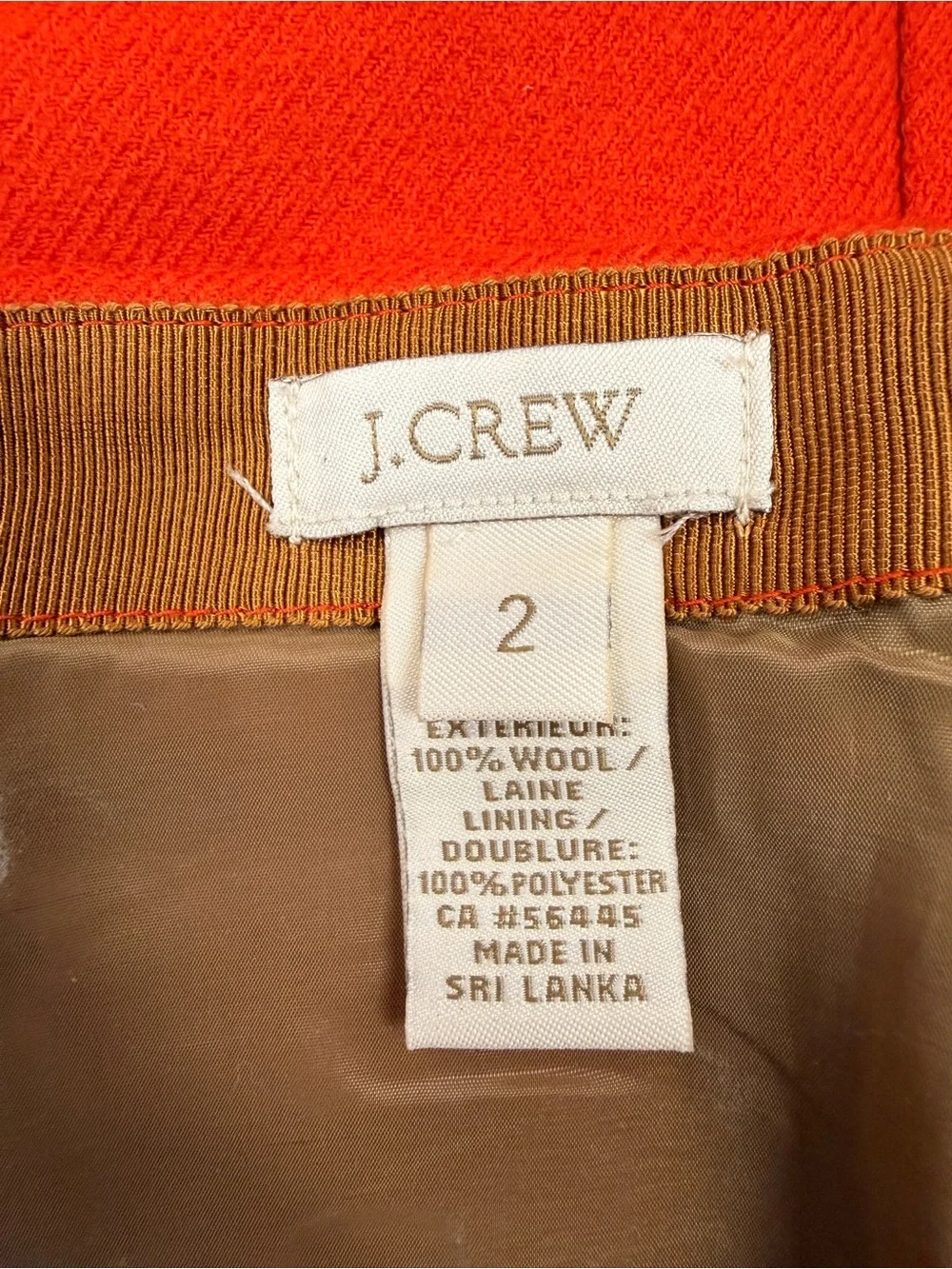 J. Crew No. 2 Pencil Skirt Size 2 | 100% Wool | Classic Career Office Skirt